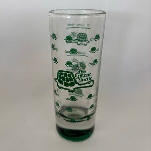 The Greene Turtle Restaurant & Sports Bar Tall Shot Glass EUC Displayed Only